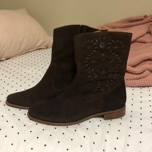 Jack Rogers Kaitlin Brown Suede Boot
